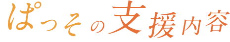 ぱっその支援内容